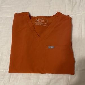 Figs Terracotta Petite Scrub Top